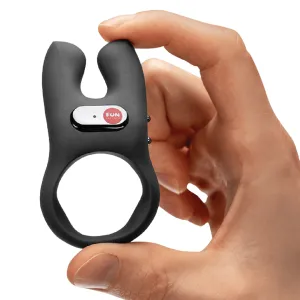 Fun Factory NŌS Vibrating Couples Cock Ring - Black