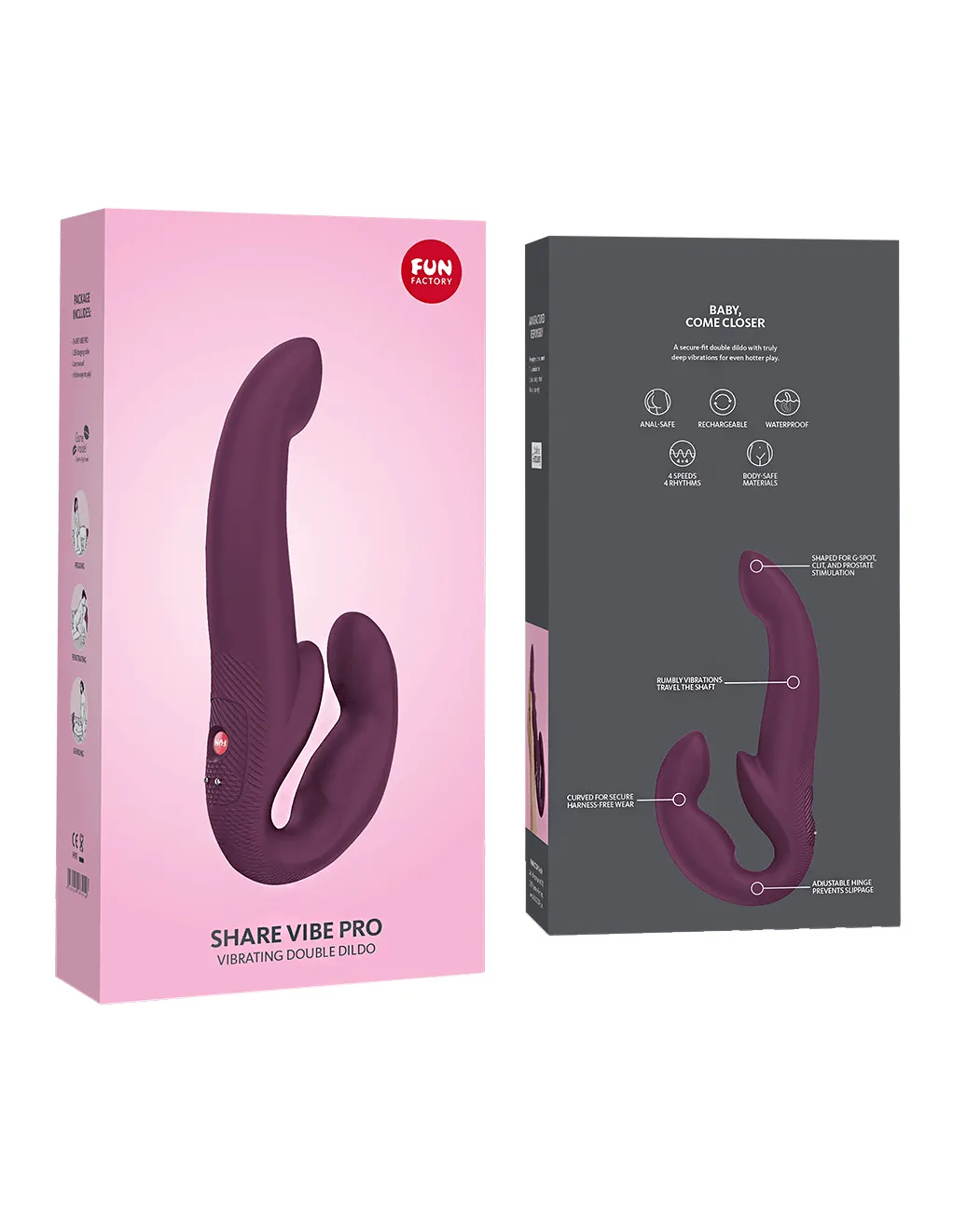 Fun Factory ShareVibe Pro Strapless Strap-On