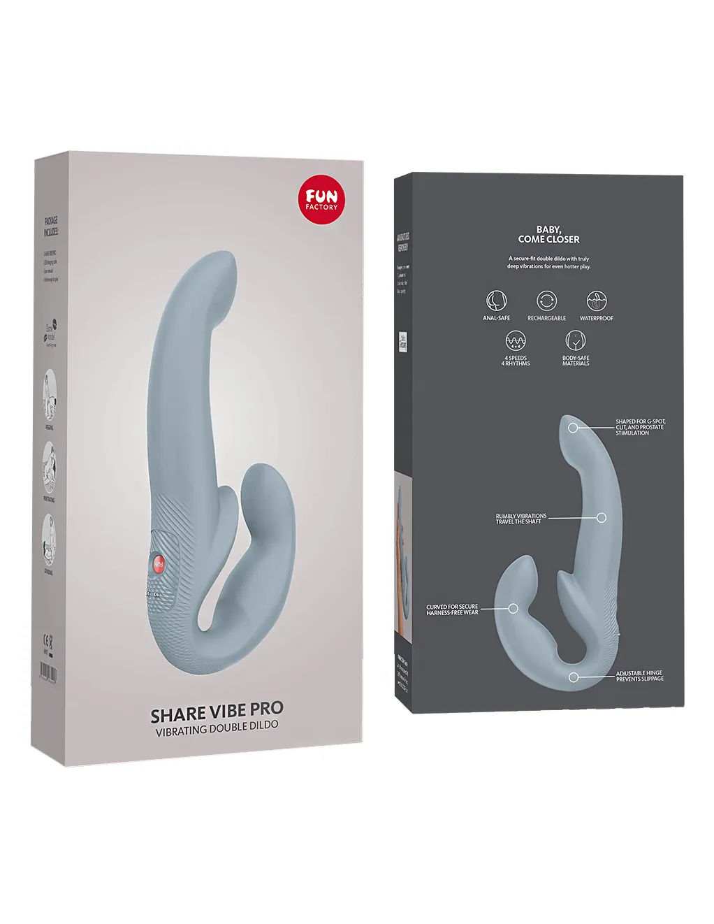 Fun Factory ShareVibe Pro Strapless Strap-On
