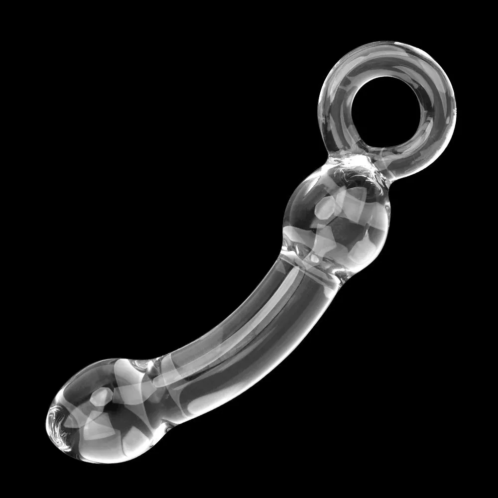 Glass Dildo Butt Plug - Crystal Anal Dildo Prostate Massager Sex Toys