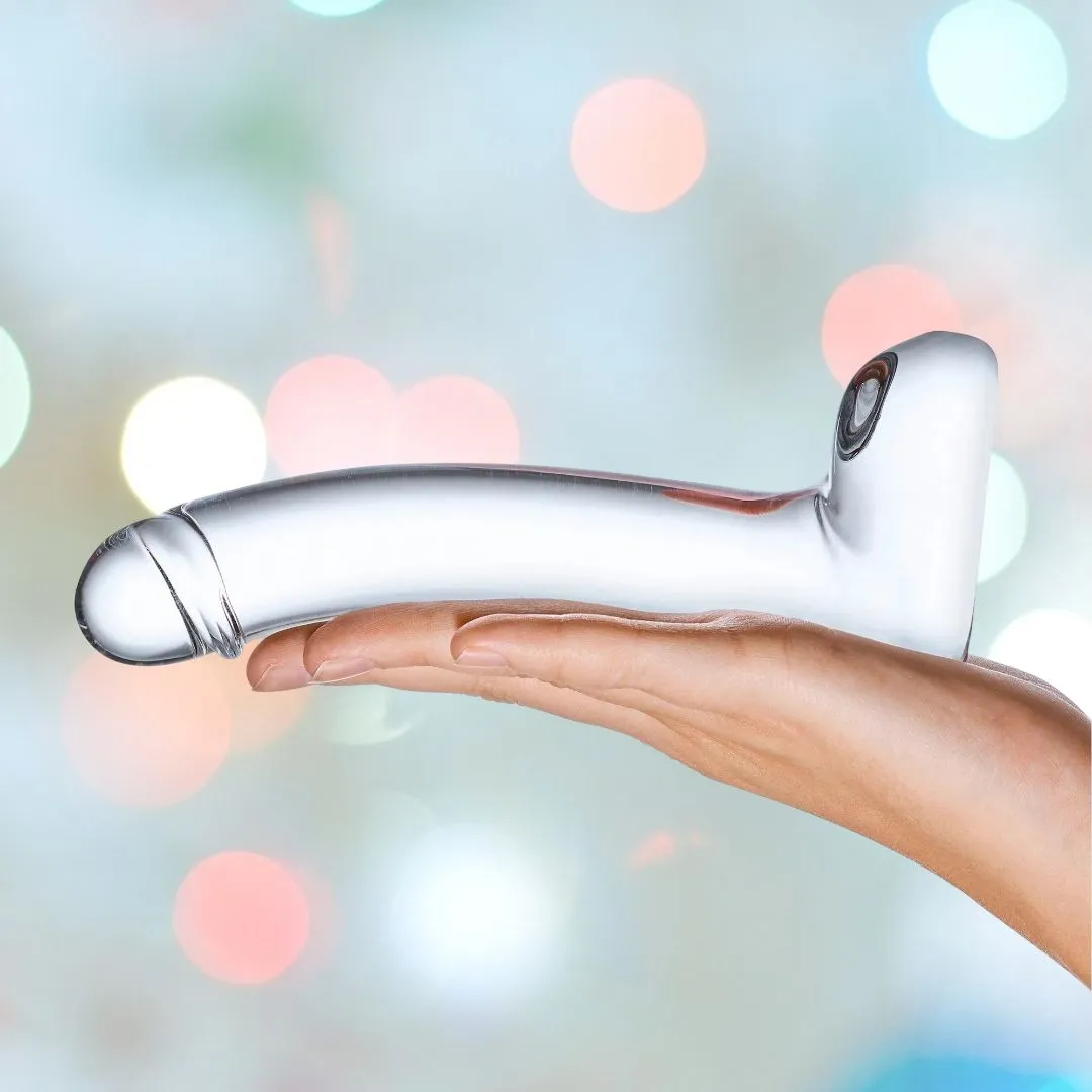 Gläs 7 Realistic Curved Glass G-Spot Dildo