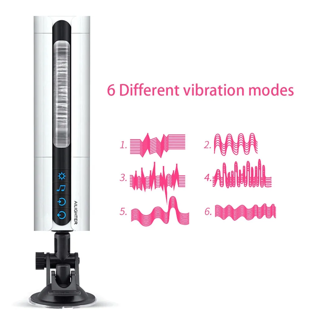 Handsfree Rotatable Throat Hand men's Penis Massager