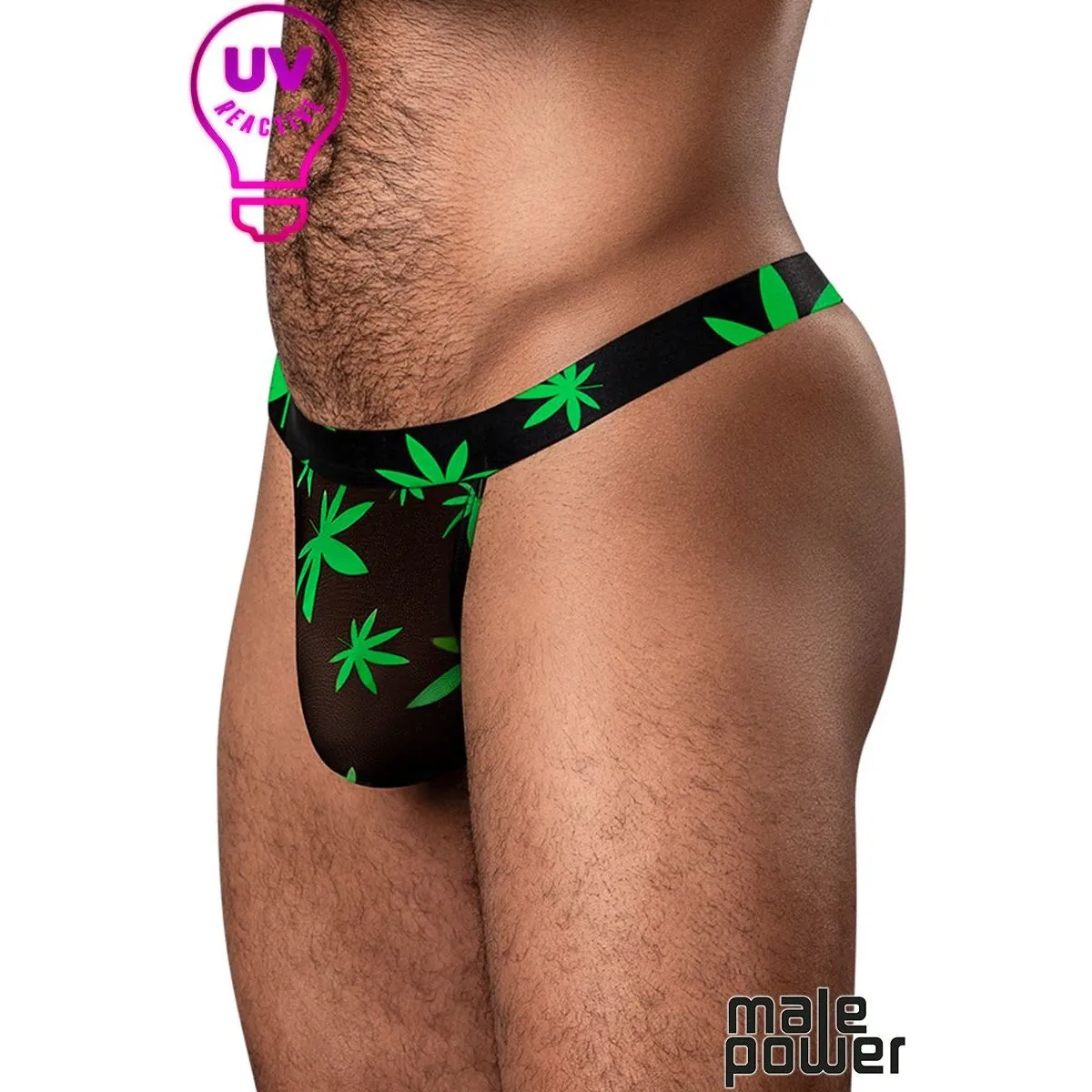 Hazy Days Leaf Thong by Male Power