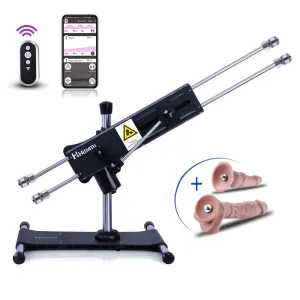 Hismith Dual-Ended Double Penetration Sex Machine with 100-Watt Motor. KlicLok System