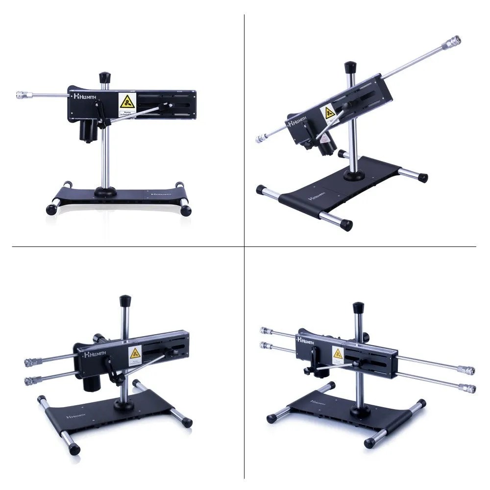 Hismith Dual-Ended Double Penetration Sex Machine with 100-Watt Motor. KlicLok System