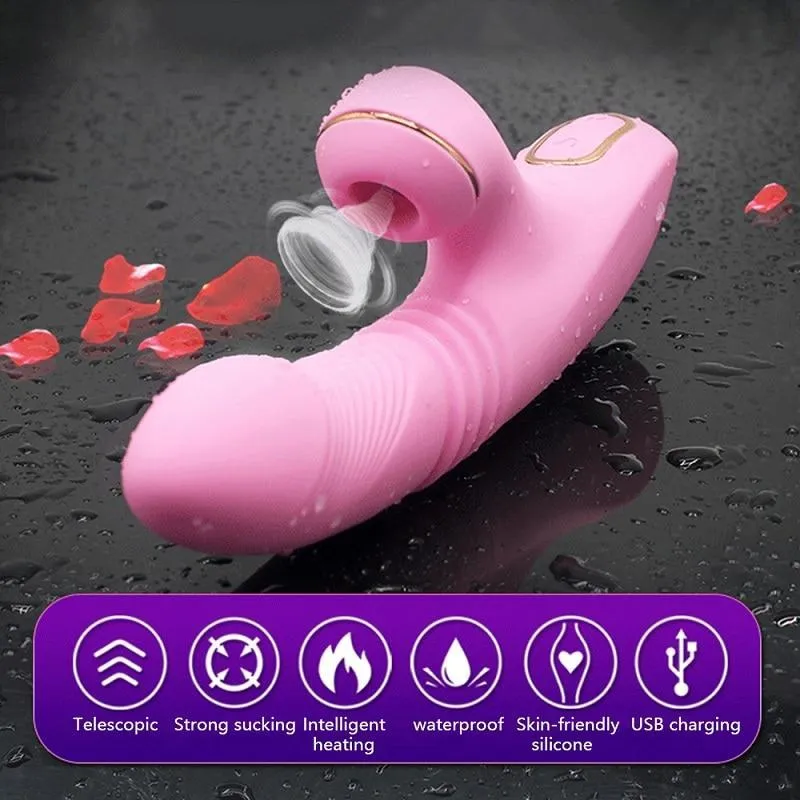 Horniest G-Spot & Clitoral Dildo Vibrator