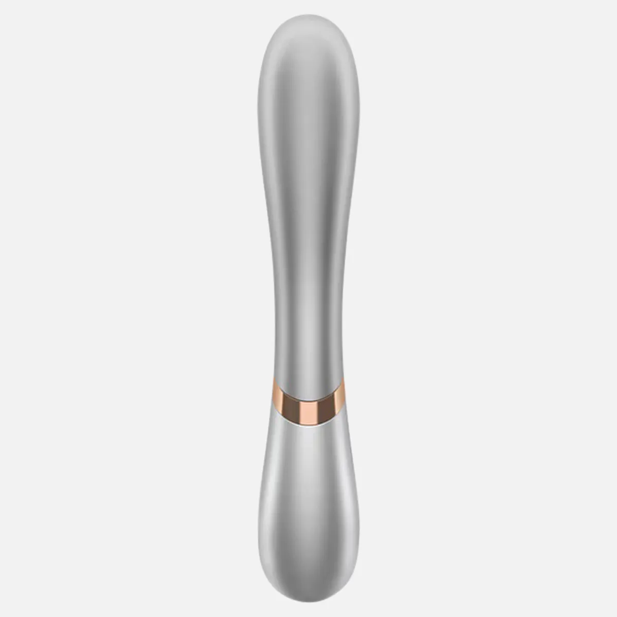Hot Lover Rabbit Vibrator Incl. Bluetooth   App - Silver/Champagne