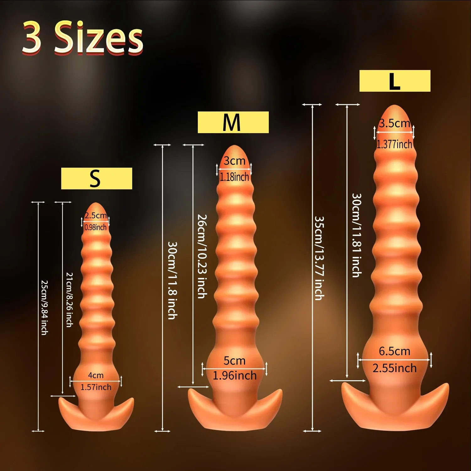 Huge Anal Beads Butt Plug - Big Threads Silicone Anal Dildo Sex Toys for Women Men
