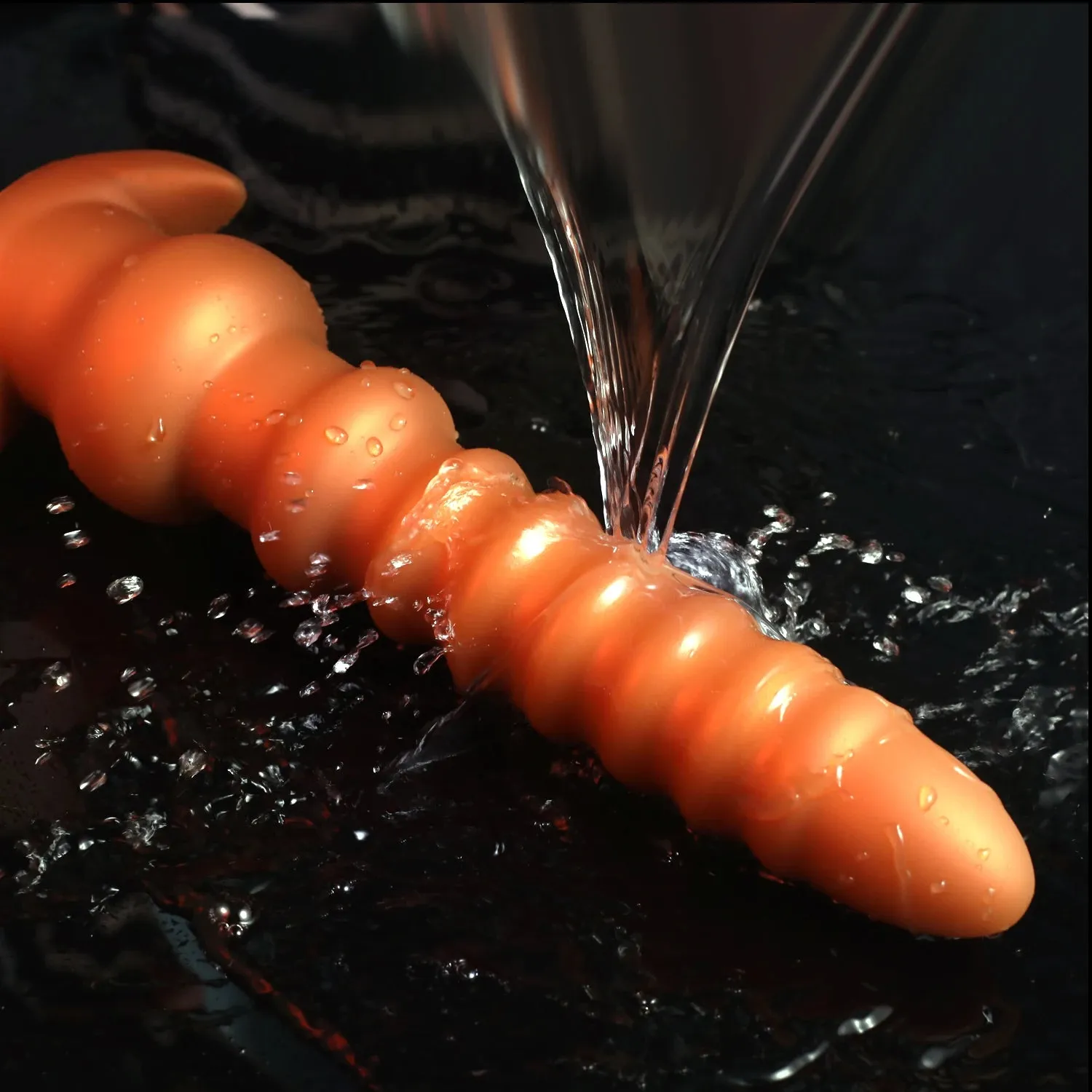 Huge Anal Beads Butt Plug - Big Threads Silicone Anal Dildo Sex Toys for Women Men