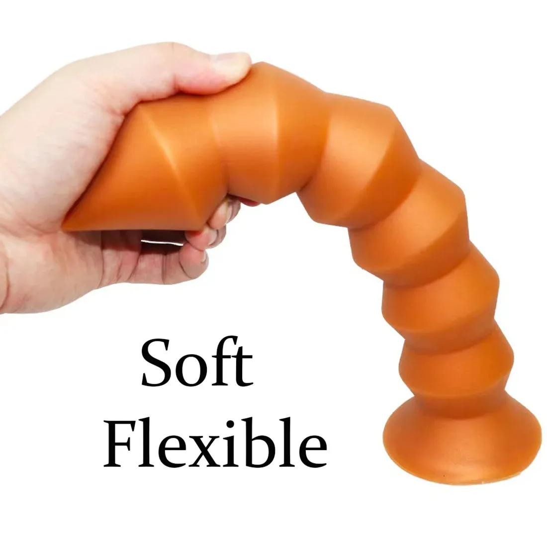 Huge Dildo Anal Plug - Big Thread Spire Shape Anal Dildos Butt Plug Sex Toys