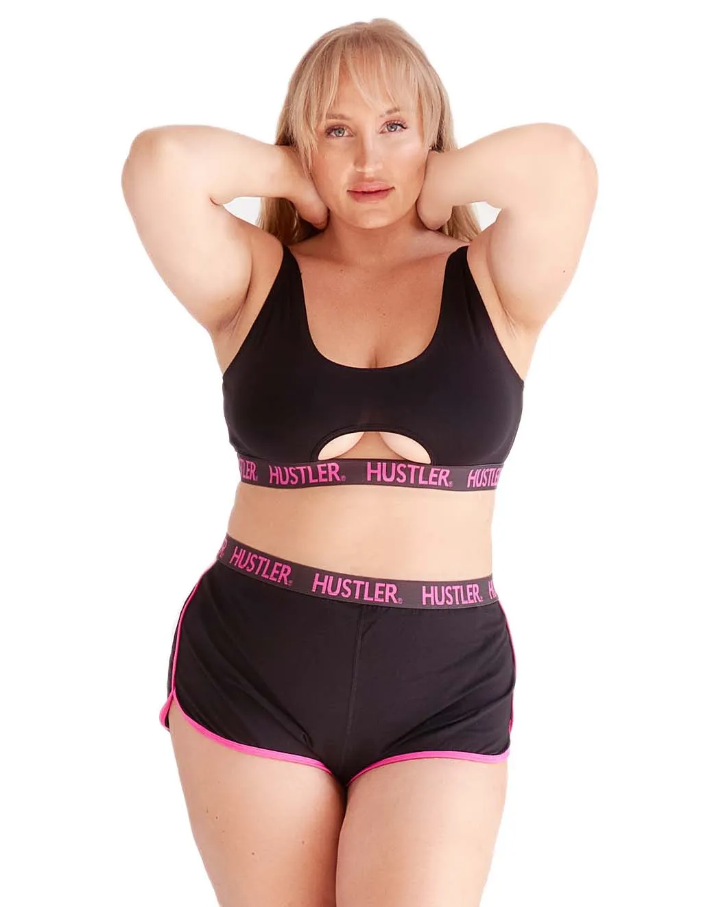 HUSTLER® Cutout Crop Top