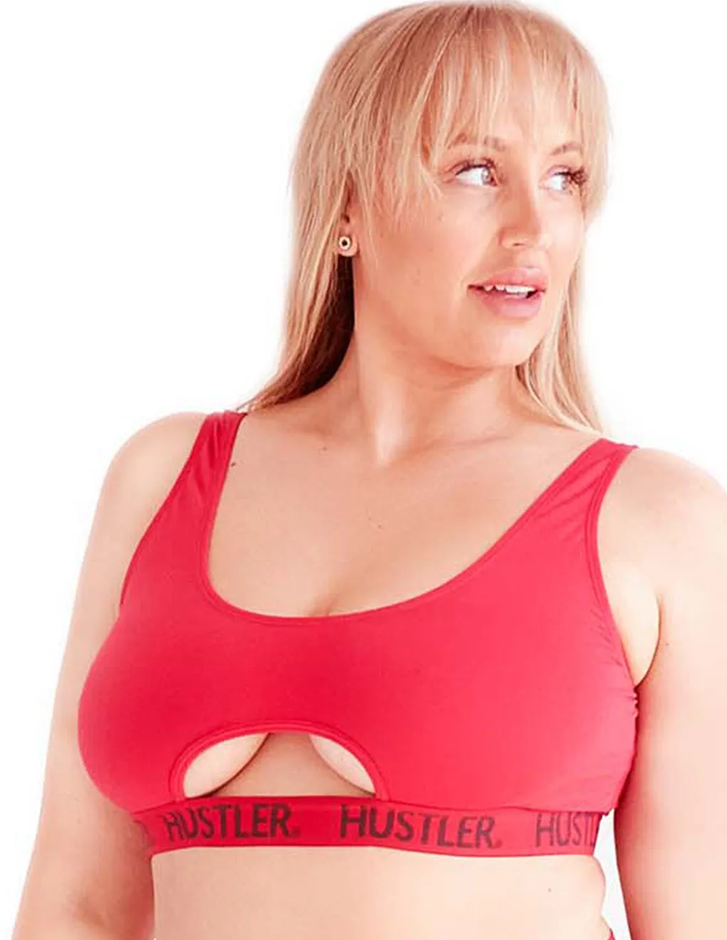 HUSTLER® Cutout Crop Top