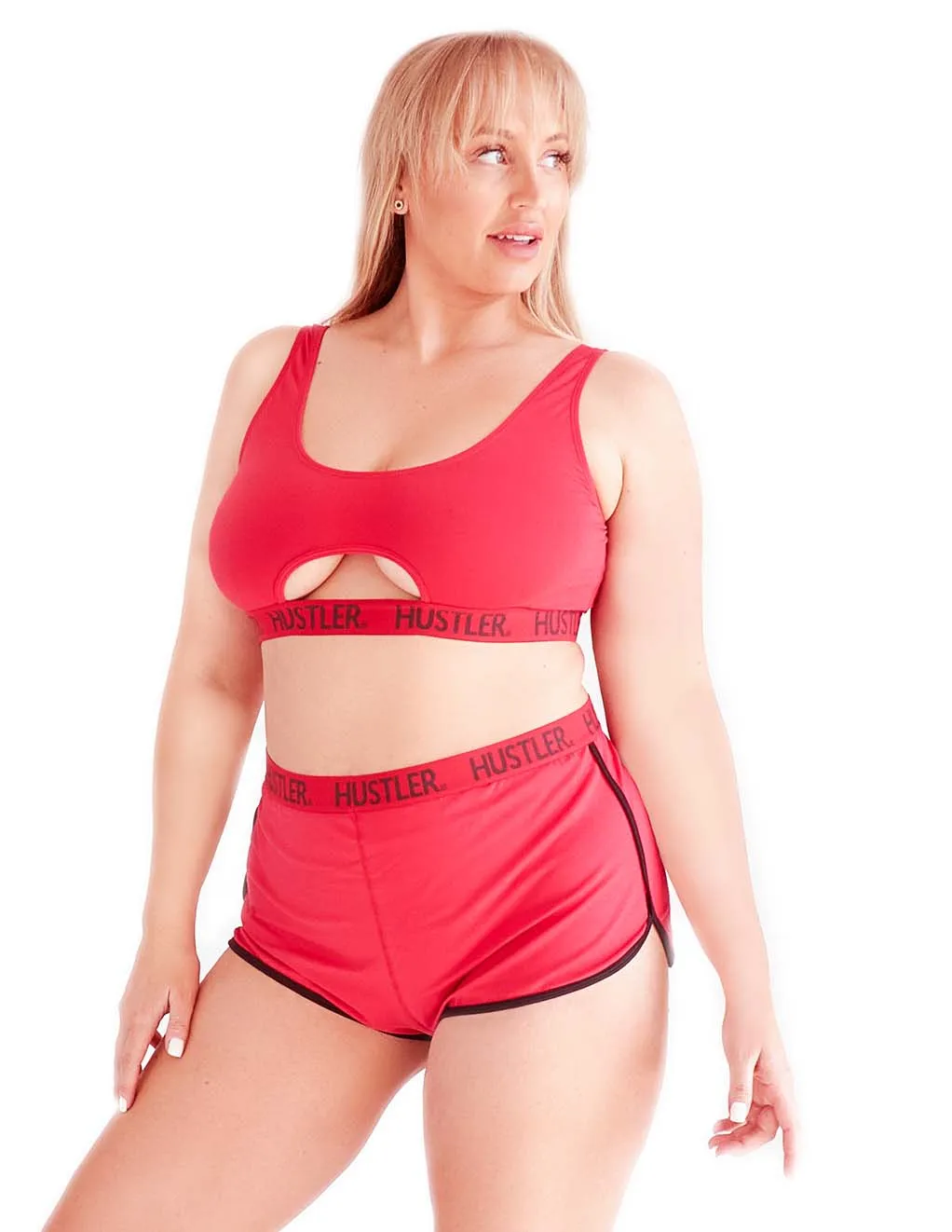 HUSTLER® Cutout Crop Top
