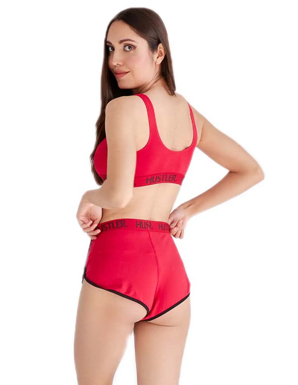 HUSTLER® Cutout Crop Top