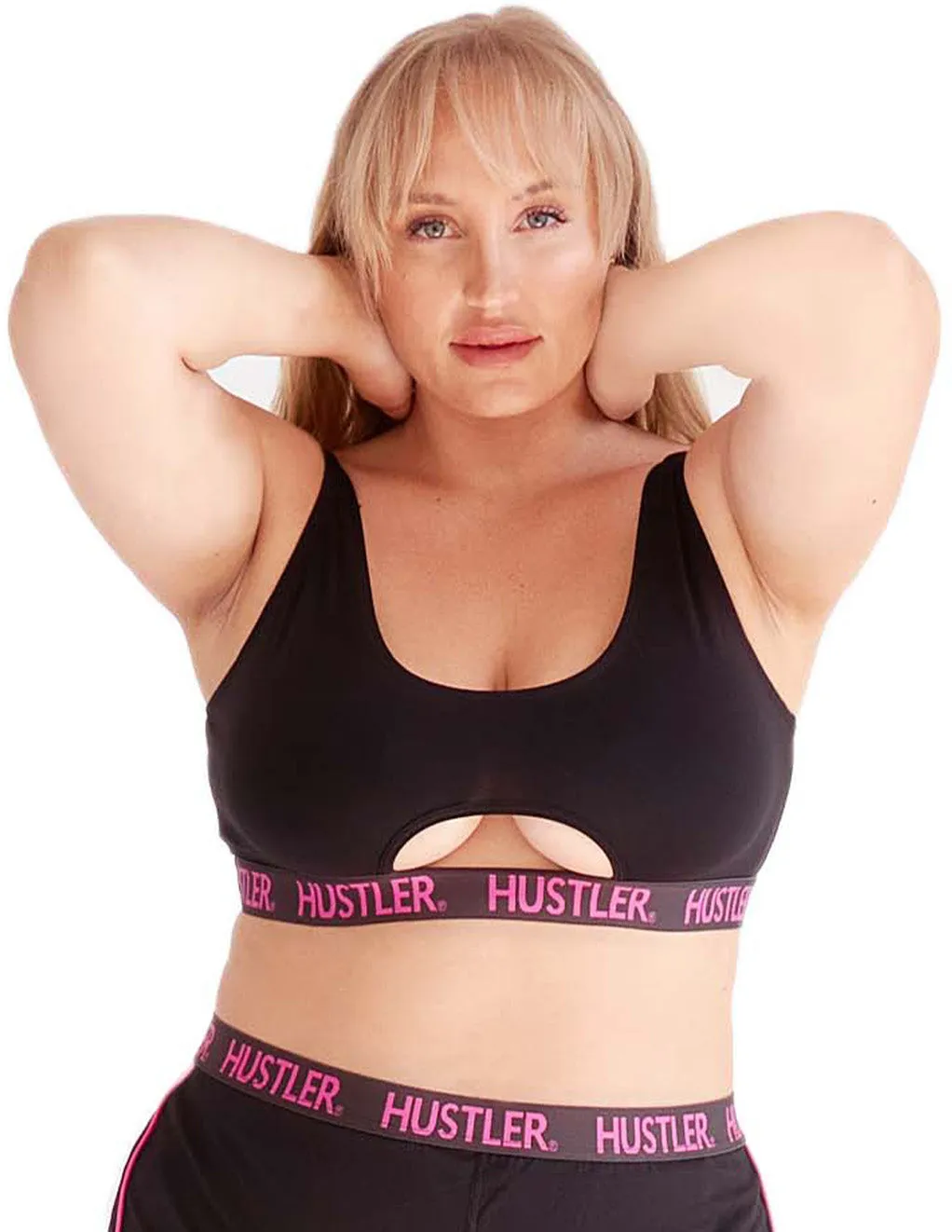 HUSTLER® Cutout Crop Top