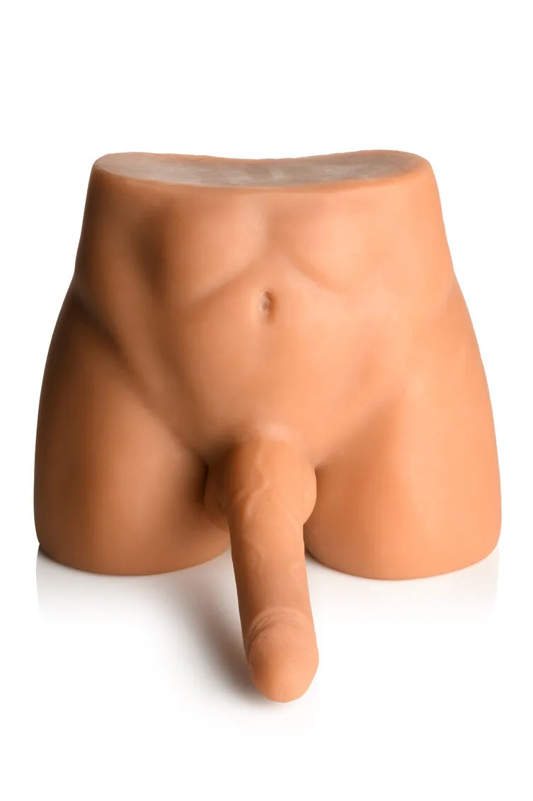 Jock Male Masturbator With Thrusting Dildo