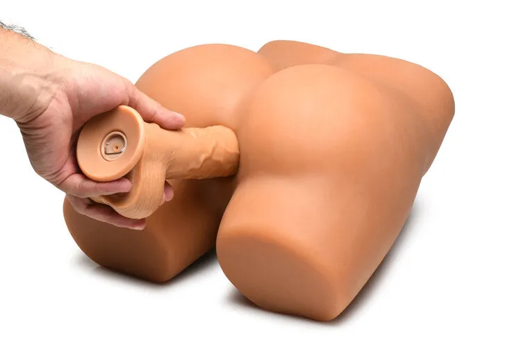 Jock Male Masturbator With Thrusting Dildo