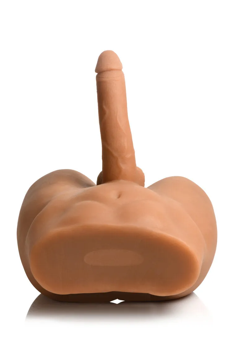 Jock Male Masturbator With Thrusting Dildo