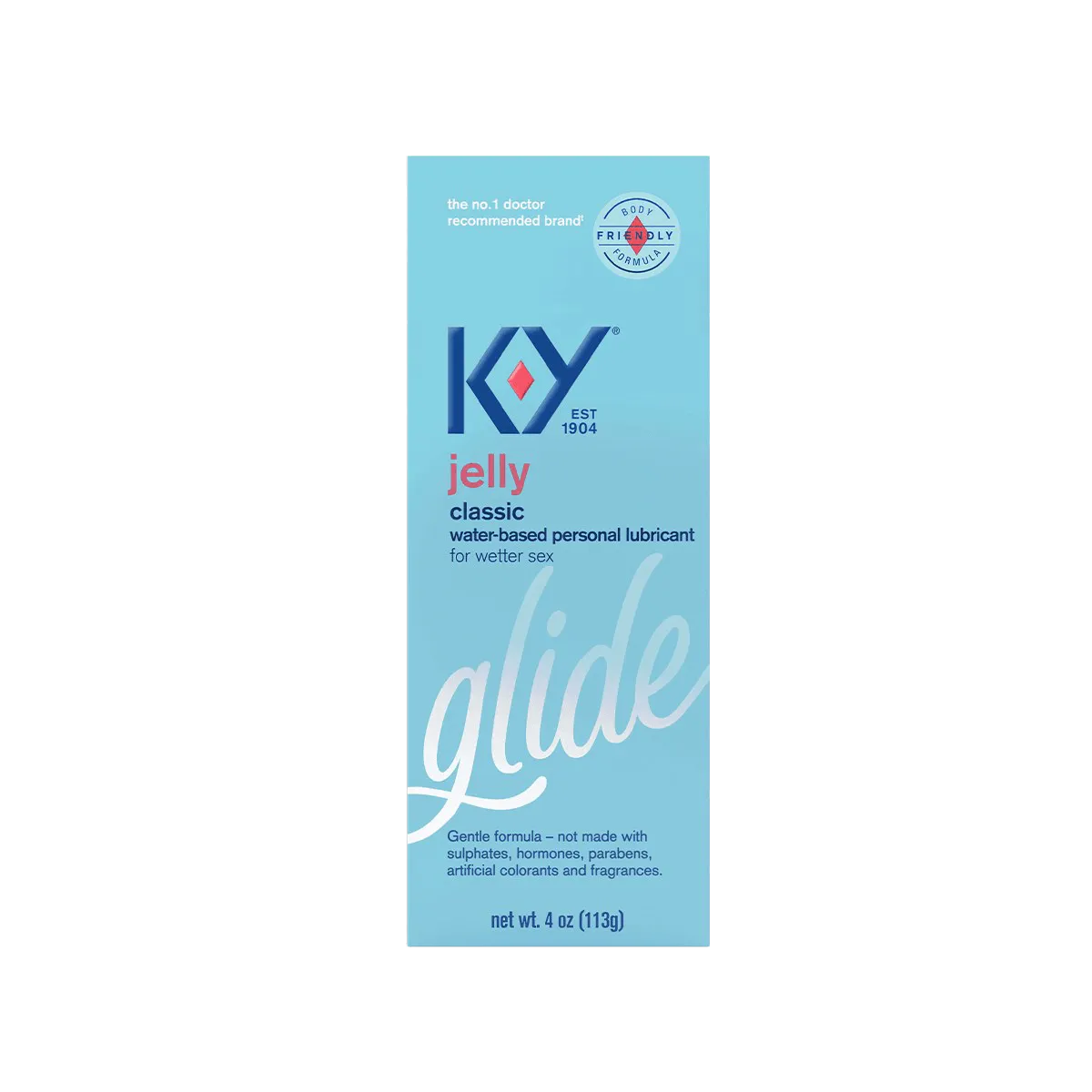 K-Y® Jelly Water-Based Personal  Lubricant (Body Friendly  Formula)