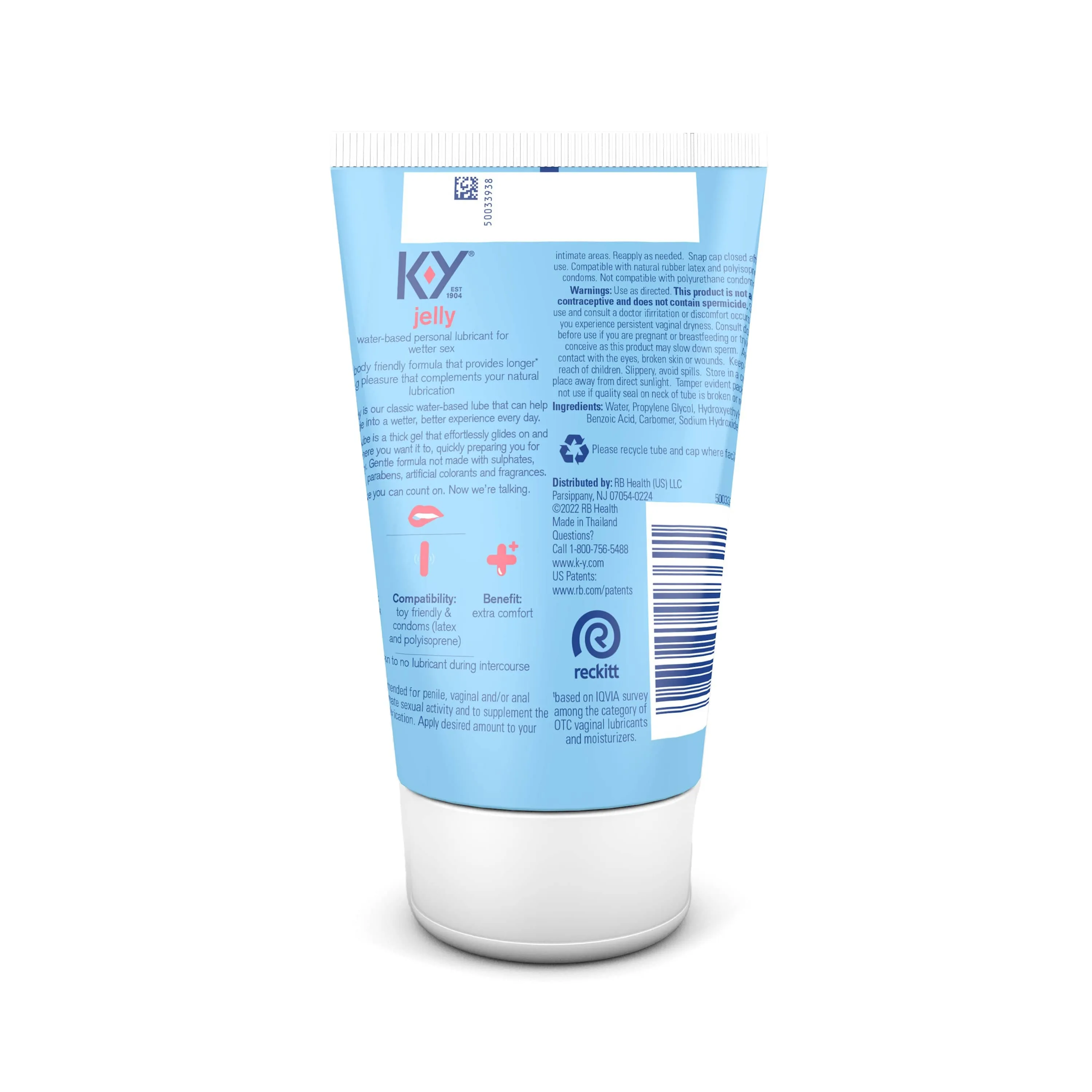 K-Y® Jelly Water-Based Personal  Lubricant (Body Friendly  Formula)
