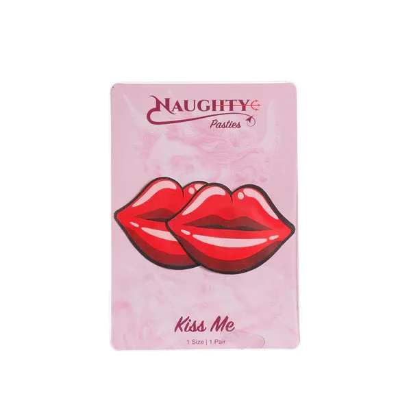Kiss Me Nipple Pasties by Naughty Pasties