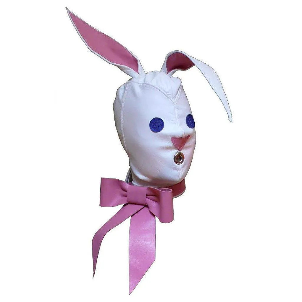 Leather Bunny Hood