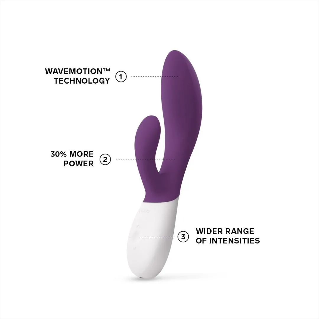 LELO Ina 2 Waterproof Rabbit Vibrator - Plum