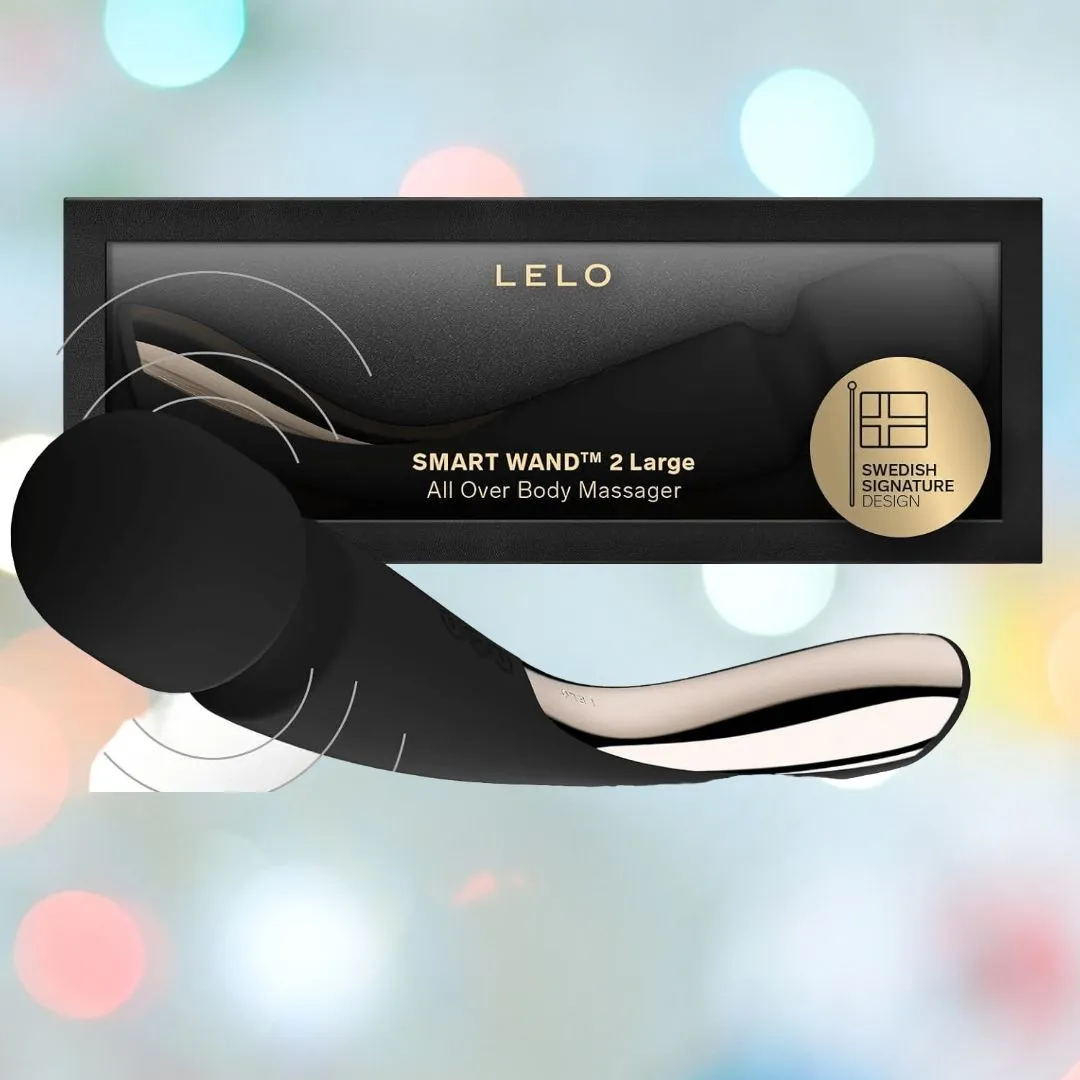 LELO Smart Wand 2 Large - Luxury Wand Massager Black