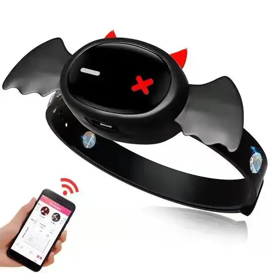 LOCKINK QIUI Love Devil E-stim Silicone Collar APP Control
