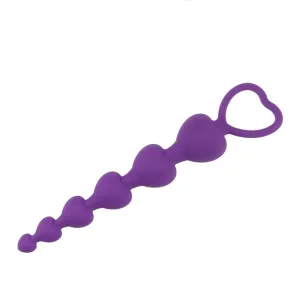 Lovemesex Anal Beads Heart 5.6 Inch