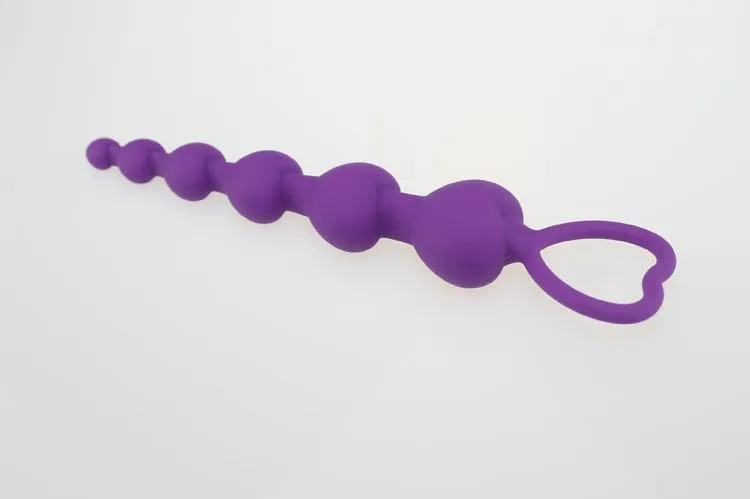 Lovemesex Anal Beads Heart 5.6 Inch