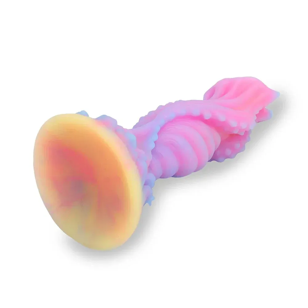 Luminous Monster Dildo - Exotic Dog Dildo Knotted Butt Plug Male Female Sex Toy