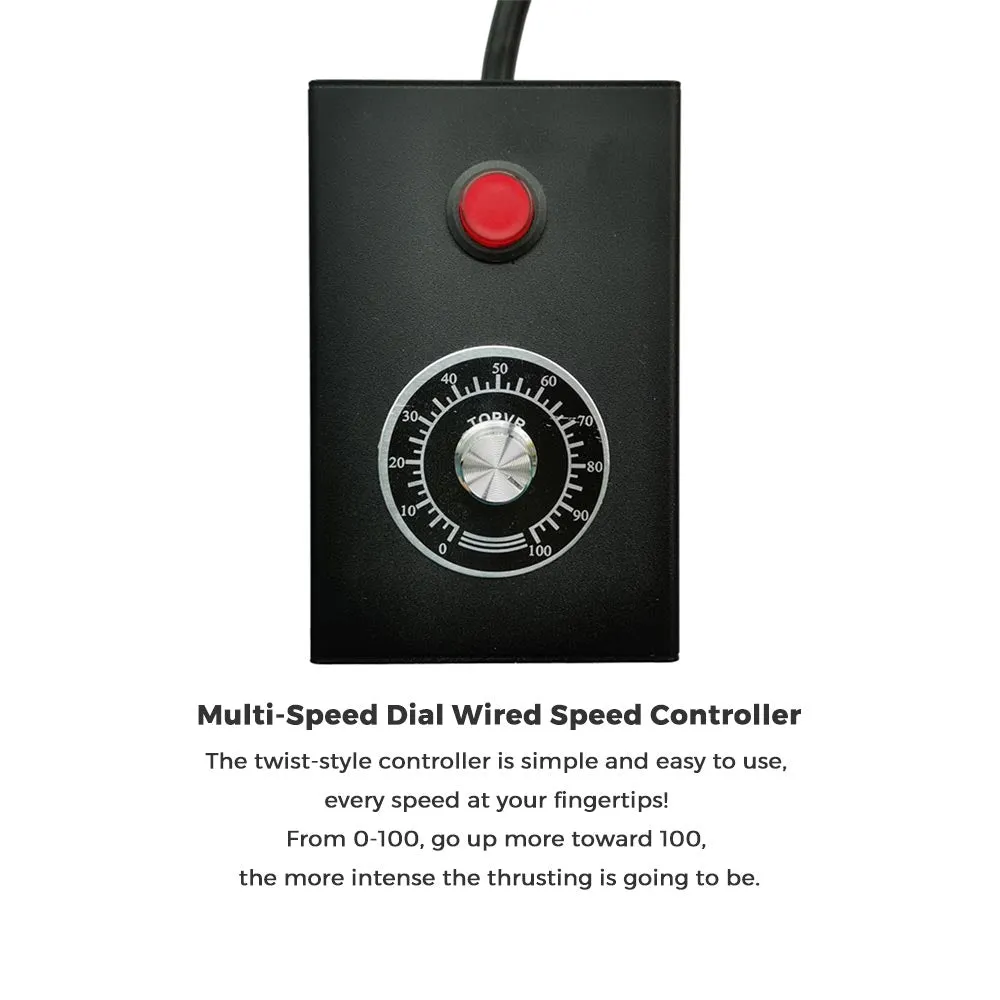 Lustti Bendy 360° Sex Machine FM19 with 120-Watt Motor. Anti-Rotation Connecting System