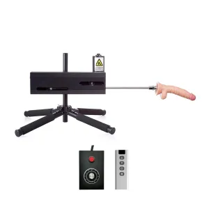 Lustti Bendy 360° Sex Machine FM19 with 120-Watt Motor. Anti-Rotation Connecting System