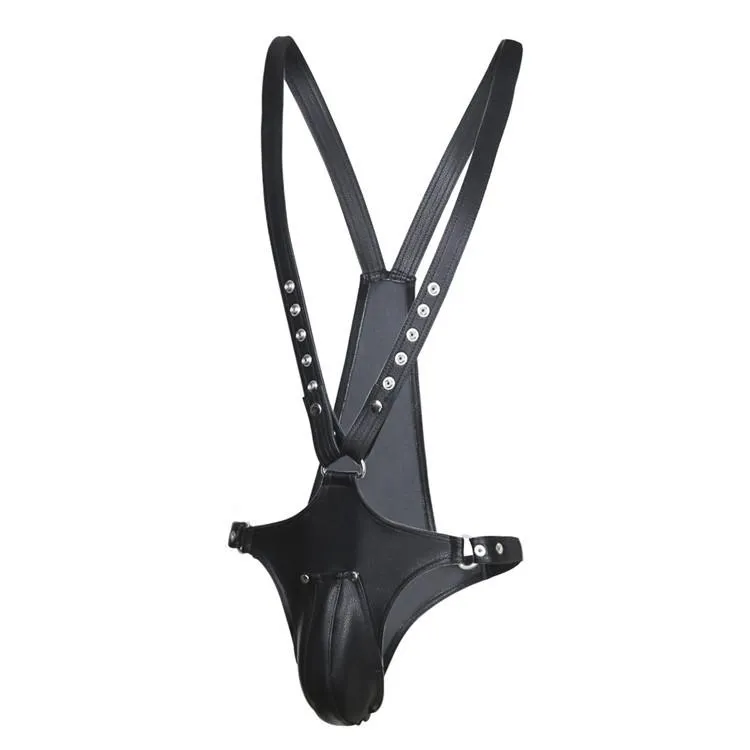 Male Power Jouster Pouch Thong Bib