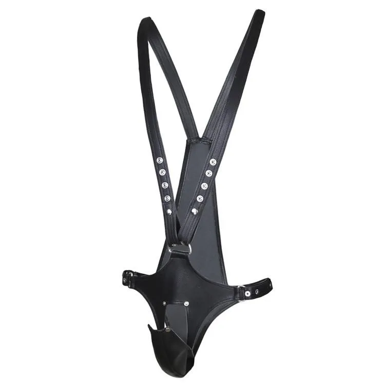 Male Power Jouster Pouch Thong Bib