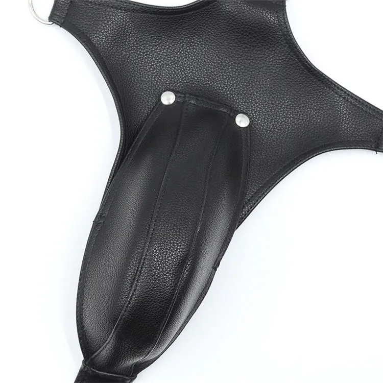 Male Power Jouster Pouch Thong Bib