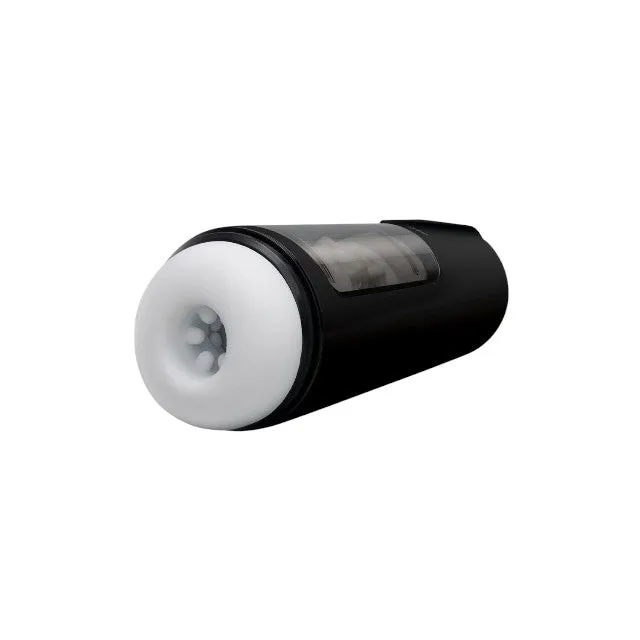Masturbator automat DREAMTOYS Blowtech Auto Stroker Machine. 7 funcții de penetrare. 7 funcții de vibrație. negru