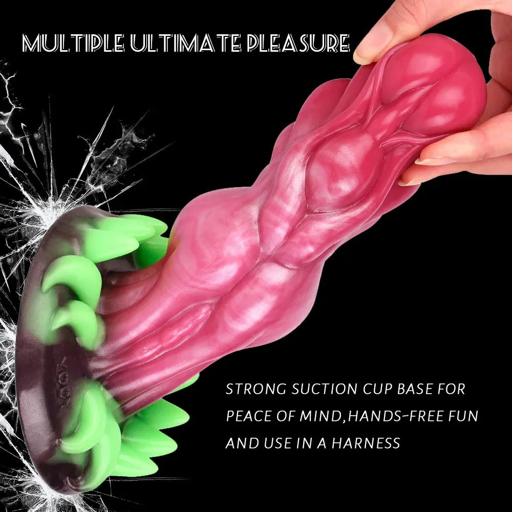 Monster Dildo Butt Plug - Exotic Silicone Alien Dildos Vaginal Anal Stimulator