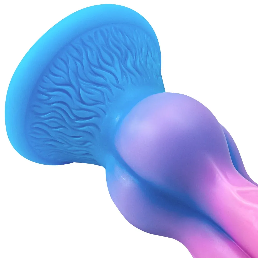 Monster Dog Dildo Butt Plug - 3 Heads Fantasy Animal Dildo Anal Prostate Massager