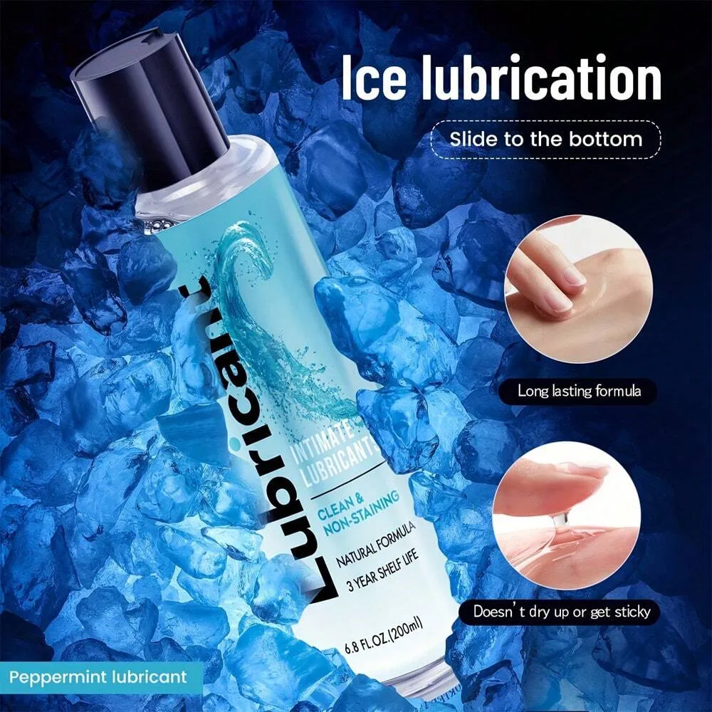 Natural Water Based Lube - Body-friendly Organic Lubricant Flavorless Zero Residue