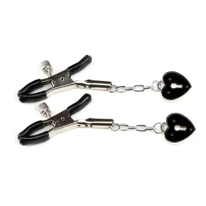 Nipple Clamps | Stimulators Metal | Heart Pendant