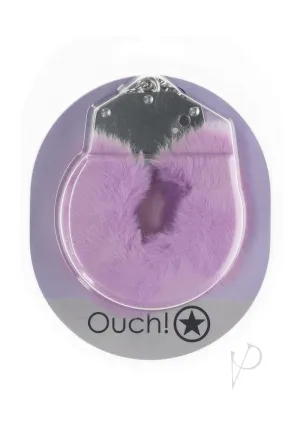 Ouch Heavy Duty Fluffy Handcuff Lavender