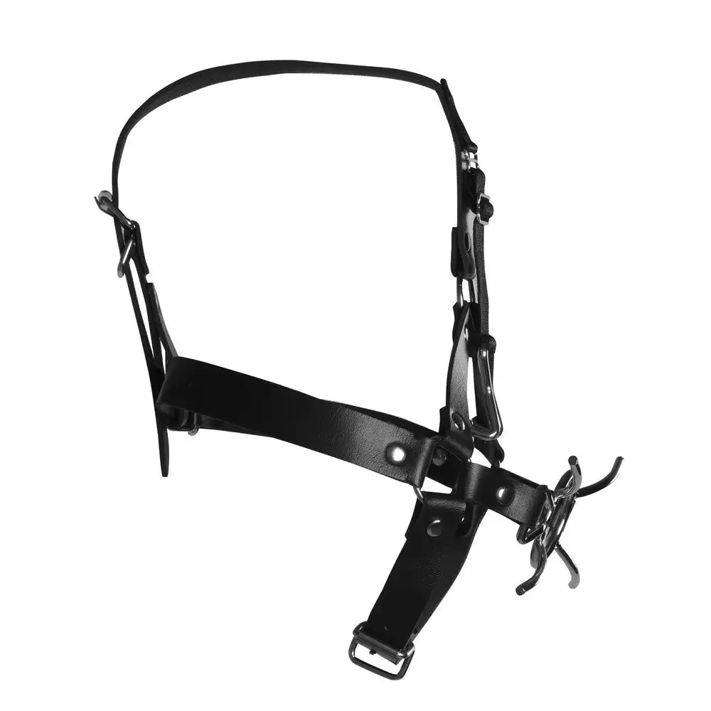 Ouch Xtreme Head Harness with Spider Gag and Nose Hooks