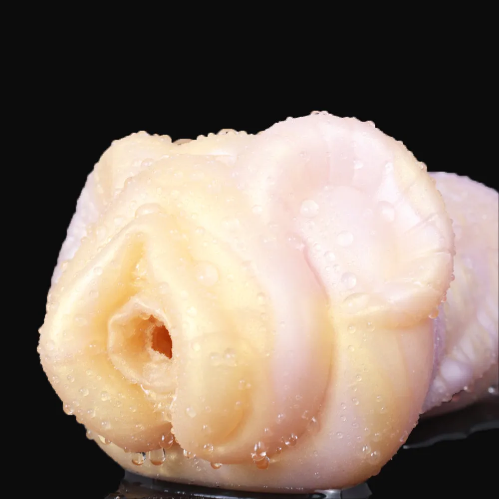 Peach Sheep Pocket Pussy Masturbator - Fantasy Silicone Stroker Masturbation Cup for Men