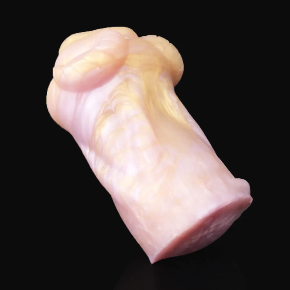 Peach Sheep Pocket Pussy Masturbator - Fantasy Silicone Stroker Masturbation Cup for Men