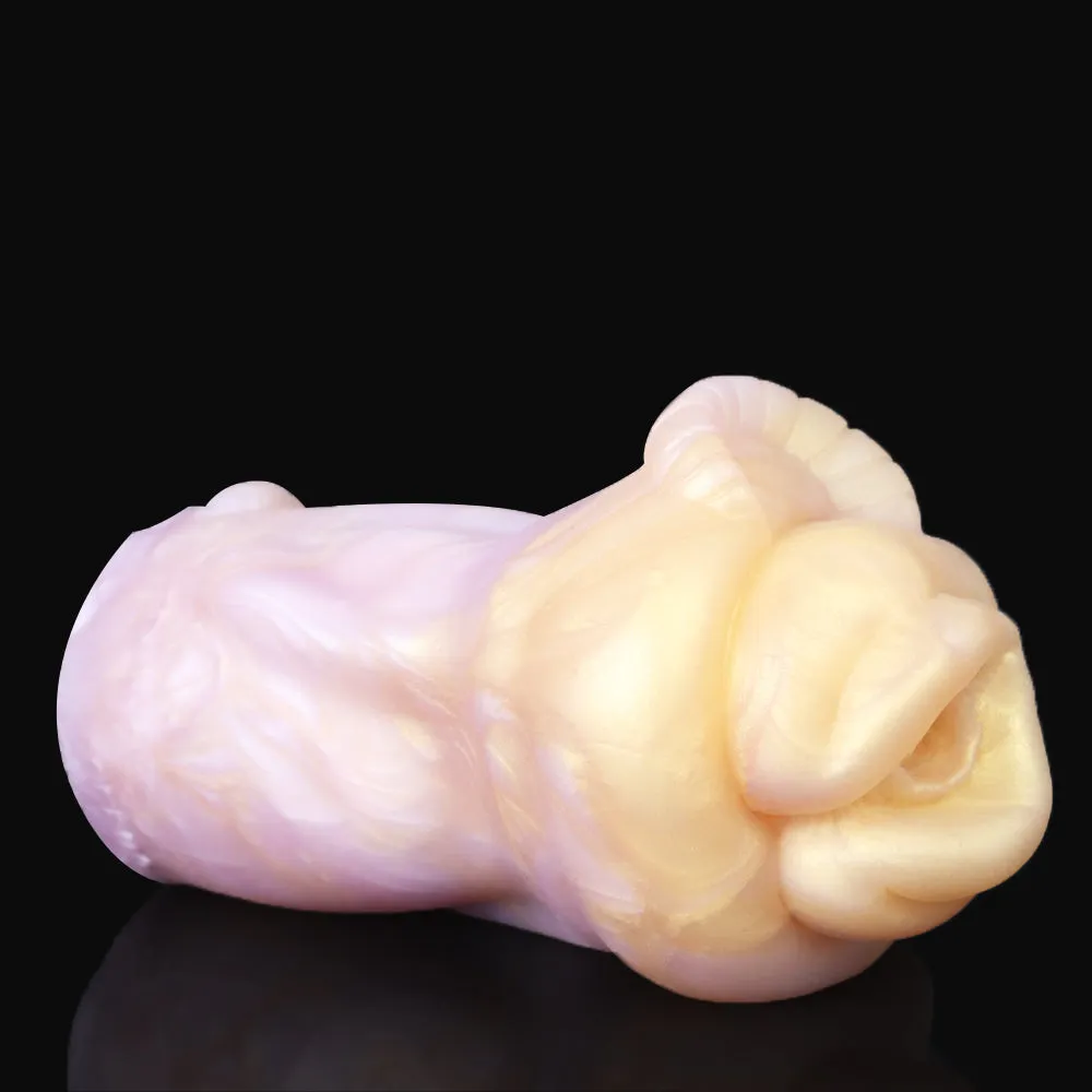 Peach Sheep Pocket Pussy Masturbator - Fantasy Silicone Stroker Masturbation Cup for Men