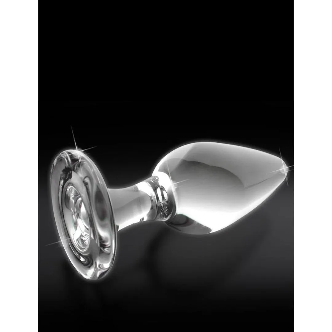 Pipedream Icicles No 26 Clear Glass Butt Plug