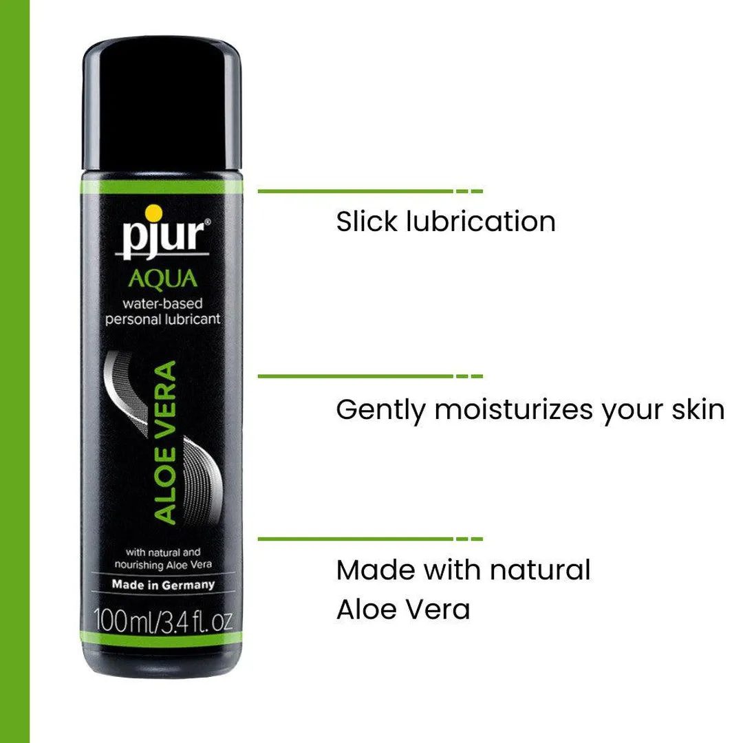 Pjur Aqua Water-Based Lube with Aloe Vera (3.4oz)