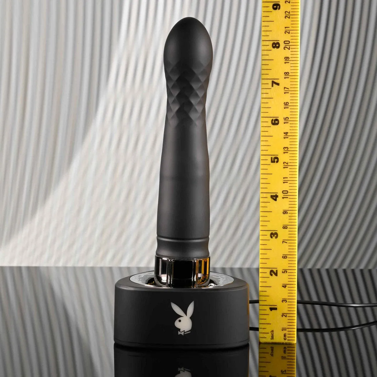 Playboy - Pleasure Zone Thrusting Vibrator (Black)